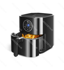 FRIGGITRICE AD ARIA DA 3.5 LITRI - 1500W - TOUCH SCREEN LED - 7 MENU PERIMPOSTATI - ACCIAIO INOX -CONTROLLO TEMPERATURA AIGOSTAR FRIGGITRICE AD ARIA DA 3.5 LITRI - 1500W - TOUCH SCREEN LED - 7 MENU PERIMPOSTATI - ACCIAIO INOX -CONTROLLO TEMPERATURA AIGOSTAR