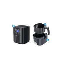 FRIGGITRICE AD ARIA DA 3.5 LITRI - 1500W - TOUCH SCREEN LED - 7 MENU PERIMPOSTATI - ACCIAIO INOX -CONTROLLO TEMPERATURA AIGOSTAR FRIGGITRICE AD ARIA DA 3.5 LITRI - 1500W - TOUCH SCREEN LED - 7 MENU PERIMPOSTATI - ACCIAIO INOX -CONTROLLO TEMPERATURA AIGOSTAR