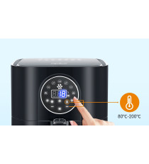 FRIGGITRICE AD ARIA DA 3.5 LITRI - 1500W - TOUCH SCREEN LED - 7 MENU PERIMPOSTATI - ACCIAIO INOX -CONTROLLO TEMPERATURA AIGOSTAR FRIGGITRICE AD ARIA DA 3.5 LITRI - 1500W - TOUCH SCREEN LED - 7 MENU PERIMPOSTATI - ACCIAIO INOX -CONTROLLO TEMPERATURA AIGOSTAR