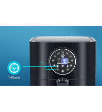 FRIGGITRICE AD ARIA DA 3.5 LITRI - 1500W - TOUCH SCREEN LED - 7 MENU PERIMPOSTATI - ACCIAIO INOX -CONTROLLO TEMPERATURA AIGOSTAR FRIGGITRICE AD ARIA DA 3.5 LITRI - 1500W - TOUCH SCREEN LED - 7 MENU PERIMPOSTATI - ACCIAIO INOX -CONTROLLO TEMPERATURA AIGOSTAR