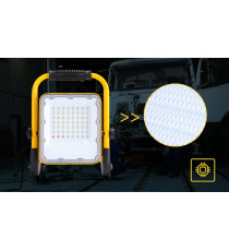 FARO LED PORTATILE A BATTERIA RICARICABILE 50W 1400 LUMEN 6500K LUCE FREDDA IP65 RICARICA USB L245*W59*H324mm ORIENTABILE 360 FARO LED PORTATILE A BATTERIA RICARICABILE 50W 1400 LUMEN 6500K LUCE FREDDA IP65 RICARICA USB L245*W59*H324mm ORIENTABILE 360