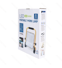 FARO LED PORTATILE A BATTERIA RICARICABILE 50W 1400 LUMEN 6500K LUCE FREDDA IP65 RICARICA USB L245*W59*H324mm ORIENTABILE 360 FARO LED PORTATILE A BATTERIA RICARICABILE 50W 1400 LUMEN 6500K LUCE FREDDA IP65 RICARICA USB L245*W59*H324mm ORIENTABILE 360