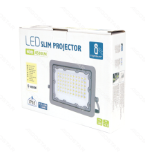 FARO LED ULTRASOTTILE GRIGIO 50W 4500 LUMEN 4000K LUCE NATURALE - IP65 IN ALLUMINIO - MISURA L213*W160*H26mm AIGOSTAR FARO LED ULTRASOTTILE GRIGIO 50W 4500 LUMEN 4000K LUCE NATURALE - IP65 IN ALLUMINIO - MISURA L213*W160*H26mm AIGOSTAR