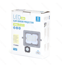 FARO LED ULTRASOTTILE GRIGIO 20W CON SENSORE MOVIMENTO 1800 LUMEN 4000K LUCE NATURALE -IN ALLUMINIO-  L139.6*W158.6*H54.1mm FARO LED ULTRASOTTILE GRIGIO 20W CON SENSORE MOVIMENTO 1800 LUMEN 4000K LUCE NATURALE -IN ALLUMINIO-  L139.6*W158.6*H54.1mm