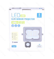 FARO LED ULTRASOTTILE GRIGIO 20W CON SENSORE MOVIMENTO 1800 LUMEN 4000K LUCE NATURALE -IN ALLUMINIO-  L139.6*W158.6*H54.1mm FARO LED ULTRASOTTILE GRIGIO 20W CON SENSORE MOVIMENTO 1800 LUMEN 4000K LUCE NATURALE -IN ALLUMINIO-  L139.6*W158.6*H54.1mm