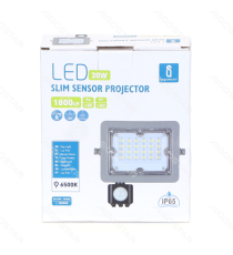 FARO LED ULTRASOTTILE GRIGIO 20W CON SENSORE MOVIMENTO 1800 LUMEN 6500K LUCE FREDDA -IN ALLUMINIO-  L139.6*W158.6*H54.1mm FARO LED ULTRASOTTILE GRIGIO 20W CON SENSORE MOVIMENTO 1800 LUMEN 6500K LUCE FREDDA -IN ALLUMINIO-  L139.6*W158.6*H54.1mm