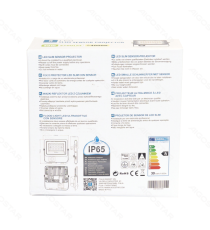 FARO LED ULTRASOTTILE GRIGIO 30W CON SENSORE MOVIMENTO 2700 LUMEN 4000K LUCE NATURALE -IN ALLUMINIO-  L176.8*W179.6*H54.1mm FARO LED ULTRASOTTILE GRIGIO 30W CON SENSORE MOVIMENTO 2700 LUMEN 4000K LUCE NATURALE -IN ALLUMINIO-  L176.8*W179.6*H54.1mm