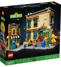 Lego Ideas - 123 Sesame Street - Lego 21324 - INTROVABILE - Costruiamo amicizie dal 1969 1367pz Anni 18+