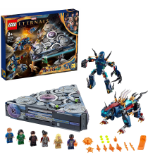 Lego Marvel - Super Heroes - L'Ascesa di Domo - Navicella Spaziale dal Film sugli Eternals con Minifigure di 2 Devianti - 76156 Lego Marvel - Super Heroes - L'Ascesa di Domo - Navicella Spaziale dal Film sugli Eternals con Minifigure di 2 Devianti - 76156