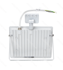 FARO LED SLIM BIANCO 50W CON SENSORE MOVIMENTO 4500 LUMEN 6400K LUCE FREDDA -IN ALLUMINIO- IP65 L211*W245*H56mm