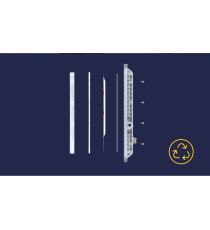 FARO LED ULTRASOTTILE BIANCO 200W 18000 LUMEN 6400K LUCE FREDDA - IP65 IN ALLUMINIO -  MISURA L418*W334*H42.5mm AIGOSTAR FARO LED ULTRASOTTILE BIANCO 200W 18000 LUMEN 6400K LUCE FREDDA - IP65 IN ALLUMINIO -  MISURA L418*W334*H42.5mm AIGOSTAR