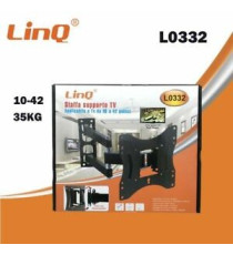 SUPPORTO STAFFA PORTA TV LINQ L0332 DA 10 A 42 POLLICI CON BRACCIO - DA 20" A 42" - PORTATA 35KG - VESA 200X200 100X100 SUPPORTO STAFFA PORTA TV LINQ L0332 DA 10 A 42 POLLICI CON BRACCIO - DA 20" A 42" - PORTATA 35KG - VESA 200X200 100X100