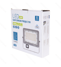 FARO LED ULTRASOTTILE GRIGIO 50W CON SENSORE MOVIMENTO 4500 LUMEN 6500K LUCE FREDDA -IN ALLUMINIO-  L222.8*W214.6*H54.1mm FARO LED ULTRASOTTILE GRIGIO 50W CON SENSORE MOVIMENTO 4500 LUMEN 6500K LUCE FREDDA -IN ALLUMINIO-  L222.8*W214.6*H54.1mm