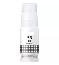 INCHIOSTRO GI-53BK NERO 4699C001 SERBATOIO FLACONE COMPATIBILE INK DYE PER CANON PIXMA G650,G550 GI53 CAPACITA' 60ml