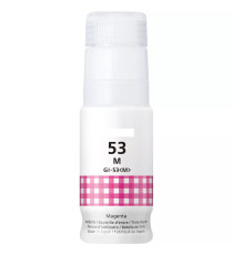 Inchiostro Compatibile Canon GI-53M Magenta Dye 60ml 3.800 Pagine 4681C001 per PIXMA G550 G650 Flacone Ricarica
