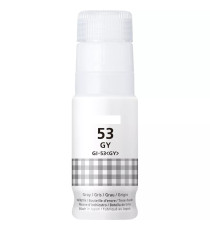 INCHIOSTRO GI-53GY GRIGIO 4708C001 SERBATOIO FLACONE COMPATIBILE INK DYE PER CANON PIXMA G650,G550 GI53 CAPACITA' 60ml