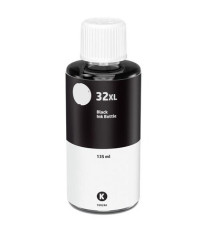 INCHIOSTRO GT-32BK XL NERO 1VV24AE SERBATOIO FLACONE COMPATIBILE INK PIGMENTATO PER HP Smart Tank 513,455,457,555,559,570 135ml