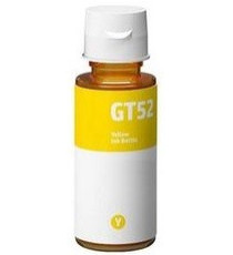 INCHIOSTRO GT-52Y GIALLO M0H56AE SERBATOIO FLACONE COMPATIBILE INK DYE PER HP SMART 315,410,500,610,GT5800 GT51 90ml
