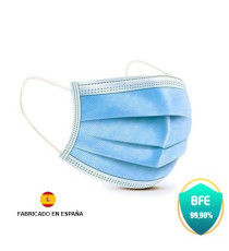 MASCHERINE CHIRURGICHE ProSafe BLU CF. 50PZ IN TNT A 3 STRATI CON ELASTICI - CERTIFICAZIONE CE UNE EN 14683:2019+AC:2019 MASCHERINE CHIRURGICHE ProSafe BLU CF. 50PZ IN TNT A 3 STRATI CON ELASTICI - CERTIFICAZIONE CE UNE EN 14683:2019+AC:2019