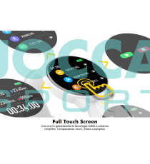 SMARTWATCH JOCCA SPORT 2049A BLU - TOUCH SCREEN - BLUETOOTH 4.0 - 10GG DI AUTONOMIA OROLOGIO ATTIVITA' SPORT FREQUENZA CARDIACA SMARTWATCH JOCCA SPORT 2049A BLU - TOUCH SCREEN - BLUETOOTH 4.0 - 10GG DI AUTONOMIA OROLOGIO ATTIVITA' SPORT FREQUENZA CARDIACA