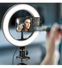 RING LIGHT LINQ BD3206 - LUCE LED AD ANELLO DI 30CM PER SELFIE SMARTPHONE - 28W - TELECOMANDO + USB 2MT LUCE CALDA,FREDDA,BIANCA RING LIGHT LINQ BD3206 - LUCE LED AD ANELLO DI 30CM PER SELFIE SMARTPHONE - 28W - TELECOMANDO + USB 2MT LUCE CALDA,FREDDA,BIANCA