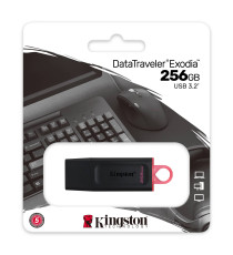 PENDRIVE KINGSTON DT EXODIA 256GB 3.2 GEN1 DATATRAVELER 256 GB DTX 2.0 - USB 2.0 DTX/256GB Drive Flash USB PENDRIVE KINGSTON DT EXODIA 256GB 3.2 GEN1 DATATRAVELER 256 GB DTX 2.0 - USB 2.0 DTX/256GB Drive Flash USB