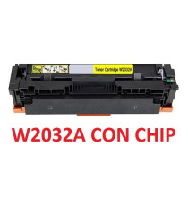 TONER W2032A GIALLO COMPATIBILE 415A CON CHIP PER HP Color LaserJet Pro M454 ,M479 CAPACITA 2.100 PAGINE