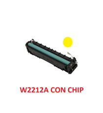 TONER W2212A GIALLO COMPATIBILE 207A CON CHIP PER HP Color LaserJet Pro Color Pro M255,MFP M282nwM283fw 1.250 PAGINE