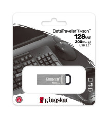 PENDRIVE KINGSTON DTKN 128GB DATA TRAVELER KYSON IN METALLO 128 GB USB 3.2 - DTKN128GB Drive Flash USB Velocit USB 3.2 Gen 1 PENDRIVE KINGSTON DTKN 128GB DATA TRAVELER KYSON IN METALLO 128 GB USB 3.2 - DTKN128GB Drive Flash USB Velocit USB 3.2 Gen 1