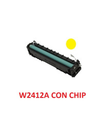 TONER W2412A GIALLO COMPATIBILE 216A CON CHIP PER HP Color LaserJet Pro M155,MFP M182nwM183fw CAPACITA 850 PAGINE