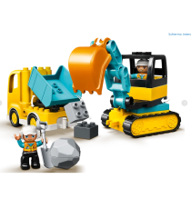 Lego Duplo Town - Camion e Scavatore Cingolato -  10931