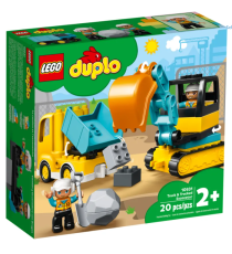 Lego Duplo Town - Camion e Scavatore Cingolato -  10931
