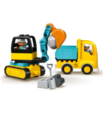 Lego Duplo Town - Camion e Scavatore Cingolato -  10931