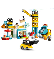 Lego Duplo - Cantiere Edile con Gru a Torre - 10933