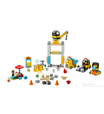 Lego Duplo - Cantiere Edile con Gru a Torre - 10933