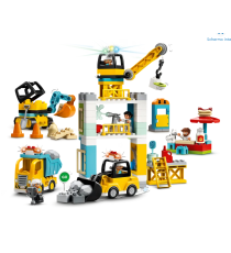 Lego Duplo - Cantiere Edile con Gru a Torre - 10933