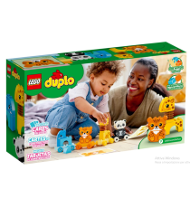 Lego Duplo - Il Treno degli Animali con Elefante, Tigre, Panda e Giraffa - 10955