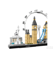 Lego Architecture - Londra - Lego 21034 con London Eye, Big Ben e Tower BridgeAnni Anni 12+ 468pz