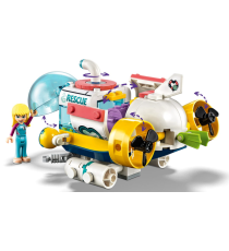 Lego Friends - La Missione di Soccorso dei Delfini - Playset con Barca e Sottomarino, Relitto e Figure dei Delfini - 41378
