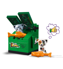 Lego Friends - Il Ristorante di Heartlake City - Set Pizzeria con 3 Mini-Doll, Scooter e 2 Figure di Gatti - 41379