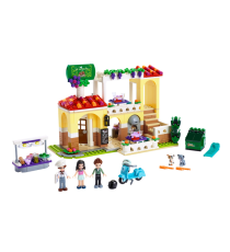 Lego Friends - Il Ristorante di Heartlake City - Set Pizzeria con 3 Mini-Doll, Scooter e 2 Figure di Gatti - 41379