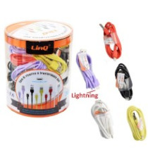 CAVO USB LIGHTNING DA 8 PIN LINQ IP7829 DA 100CM PER IPHONE VARI COLORI 1mt 2.1A RICARICA RAPIDA CAVO USB LIGHTNING DA 8 PIN LINQ IP7829 DA 100CM PER IPHONE VARI COLORI 1mt 2.1A RICARICA RAPIDA