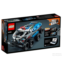Lego Technic - Inseguimento della Polizia - Macchina Dotata di Motore Pull-Back - 42091