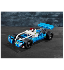Lego Technic - Inseguimento della Polizia - Macchina Dotata di Motore Pull-Back - 42091