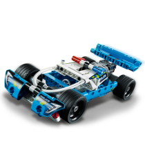 Lego Technic - Inseguimento della Polizia - Macchina Dotata di Motore Pull-Back - 42091