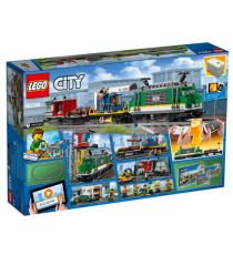 Lego City - Treno Merci - Motore Alimentato a Batteria - Connessione Bluetooth RC - 60198