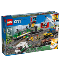 Lego City - Treno Merci - Motore Alimentato a Batteria - Connessione Bluetooth RC - 60198