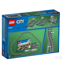 Lego City - Binari - 20 Pezzi Set Accessori di Espansione - 60205