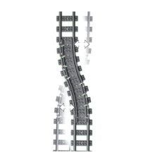 Lego City - Binari - 20 Pezzi Set Accessori di Espansione - 60205