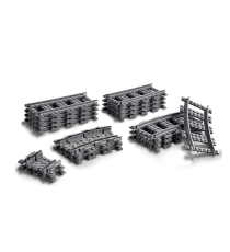 Lego City - Binari - 20 Pezzi Set Accessori di Espansione - 60205